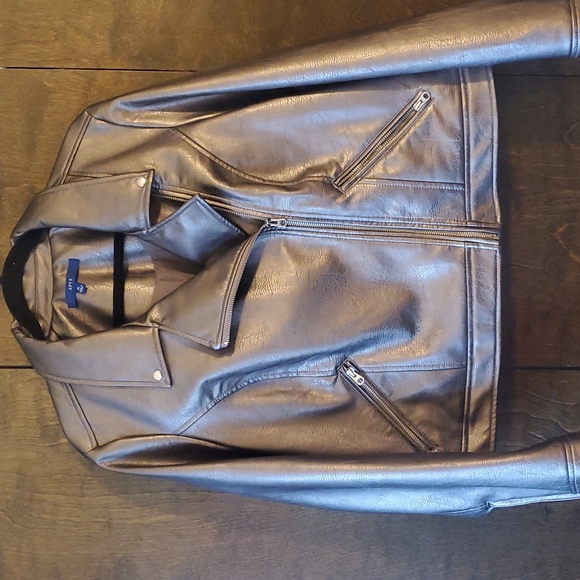 Apt. 9 Jackets & Blazers - Metallic Moto Jacket